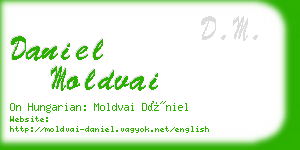 daniel moldvai business card